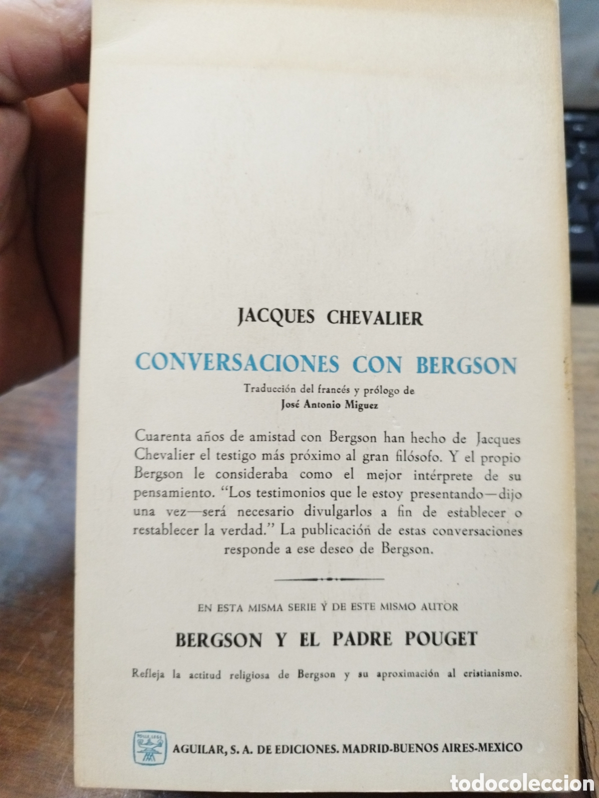 Libros: CONVERSACIONES CON BERGSON - CHEVALIER,Jacques - Foto 2
