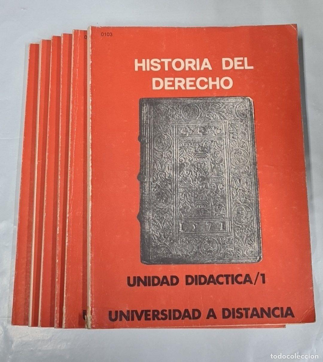 Libros: HISTORIA DEL DERECHO. 6 Tomos. - Foto 1