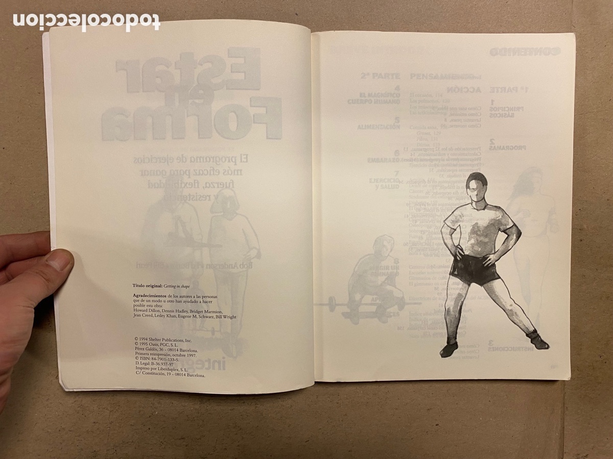Libros: ESTAR EN FORMA. BOB ANDERSON, ED BURKE Y BILL PEARL. EL PROGRAMA DE EJERCICIOS M&Aacute;S EFICAZ - Foto 3