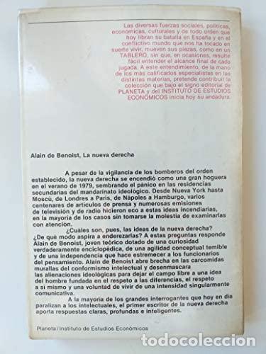 Libros: LA NUEVA DERECHA - Alain de Benoist - Foto 2