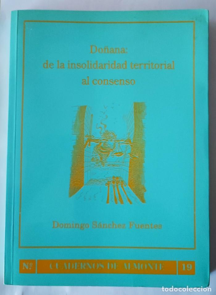 Livros em segunda m&atilde;o: DO&Ntilde;ANA DE LA INSOLIDARIDAD TERRITORIAL AL CONSENSO - Domingo S&aacute;nchez Fuentes