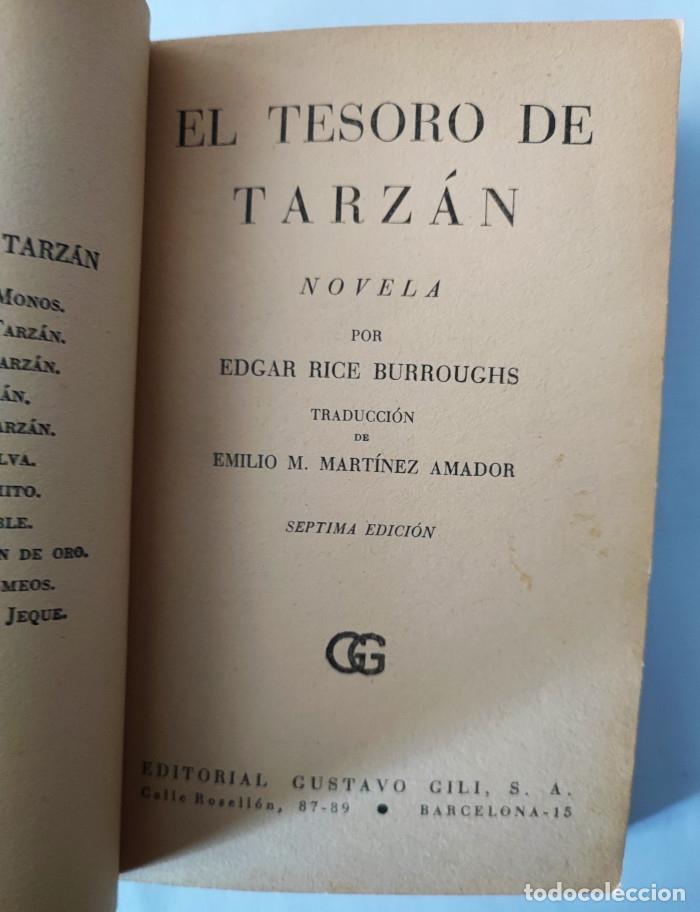 Libros: EL TESORO DE TARZ&Aacute;N - Edgar Rice Burroughs - Foto 2
