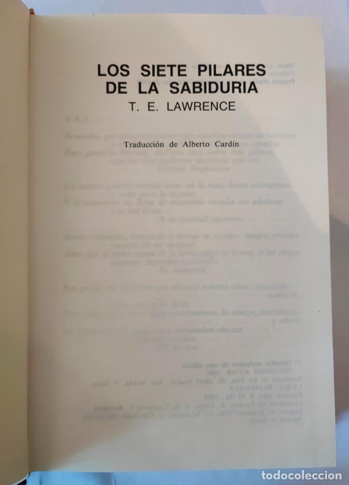 Libros: LOS SIETE PILARES DE LA SABIDUR&Iacute;A - T.E. Lawrence - Foto 4