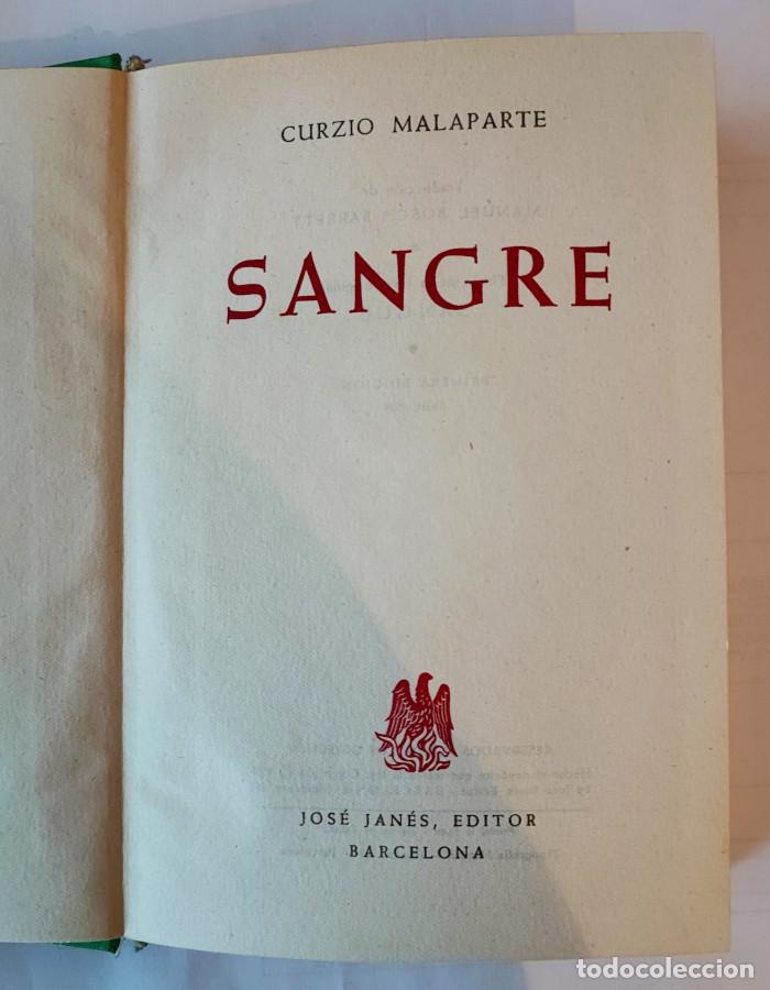 Libros: SANGRE - Curzio Malaparte - Foto 2