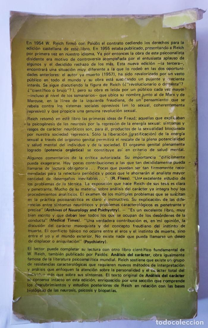 Libros: LA FUNCI&Oacute;N DEL ORGASMO - Wilhelm Reich - Foto 3