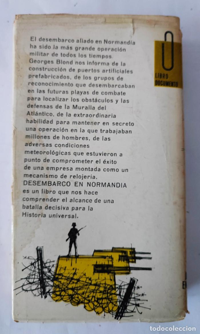 Libros: DESEMBARCO EN NORMAND&Iacute;A (EL DIA D) - Georges Blond - Foto 2