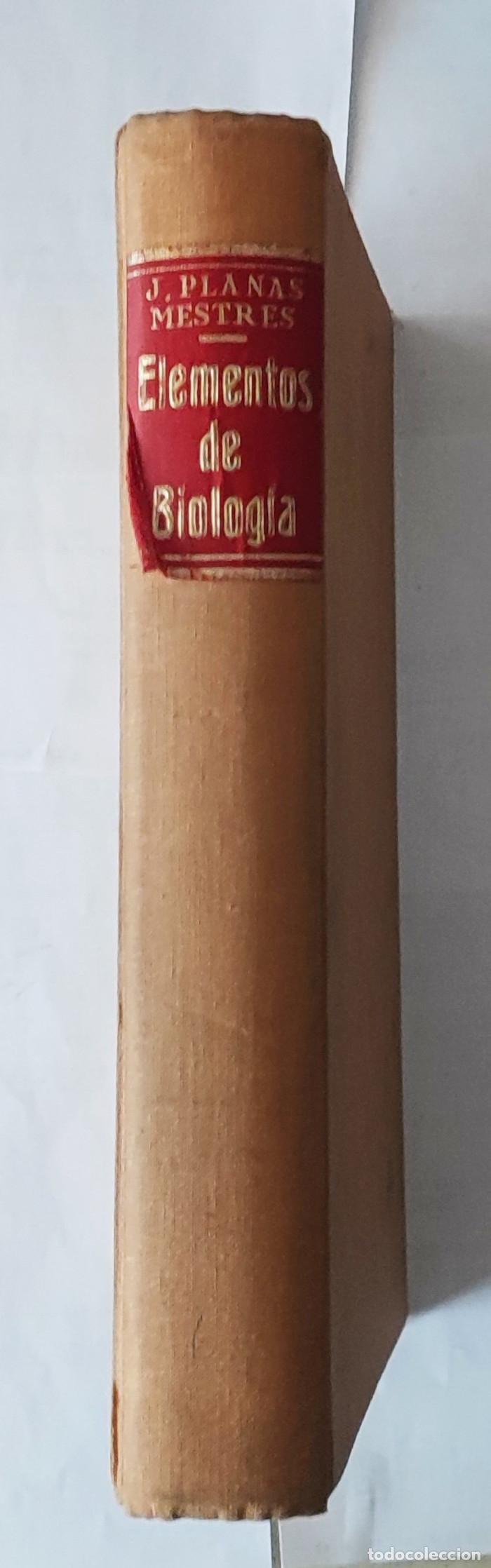 Libros: ELEMENTOS DE BIOLOG&Iacute;A - Jos&eacute; Planas Mestres - Foto 4