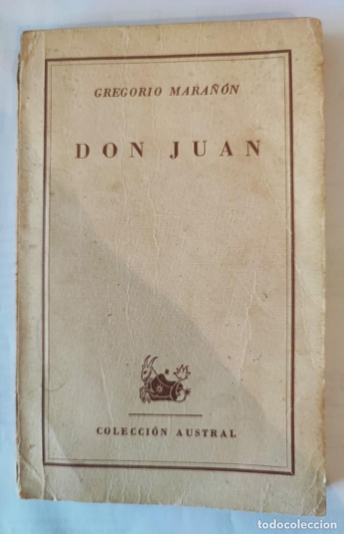 Libros: DON JUAN - Gregorio Mara&ntilde;&oacute;n - Foto 1