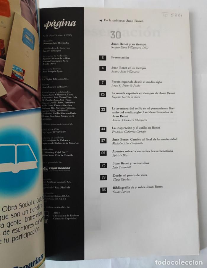Libros: REVISTA LA P&Aacute;GINA N30 - VV.AA. - Foto 2