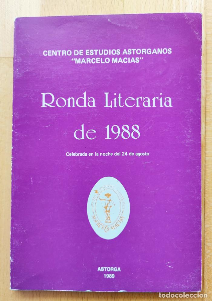 Libri di seconda mano: RONDA LITERARIA DE 1988 - VV.AA.