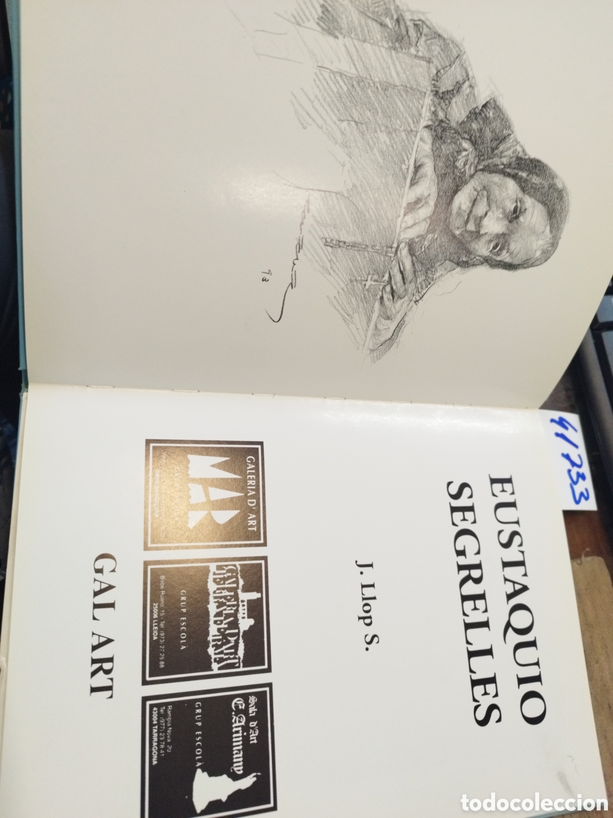 Libros: EUSTAQUIO SEGRELLES. Dedicatoria autogra de Eustaquio Segrelles - LLOP S.,J. - Foto 4