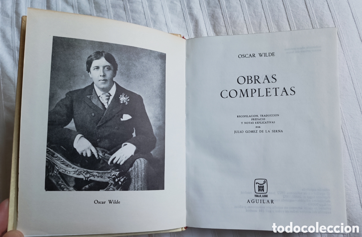 Libros: &Oacute;scar Wilde Obras completas. Aguilar - Foto 2
