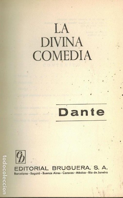 Libros: LA DIVINA COMEDIA - Foto 1