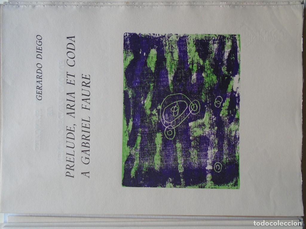 Libros: Preludio, Aria y Coda a Gabriel Faure. - Diego, Gerardo. - Foto 3