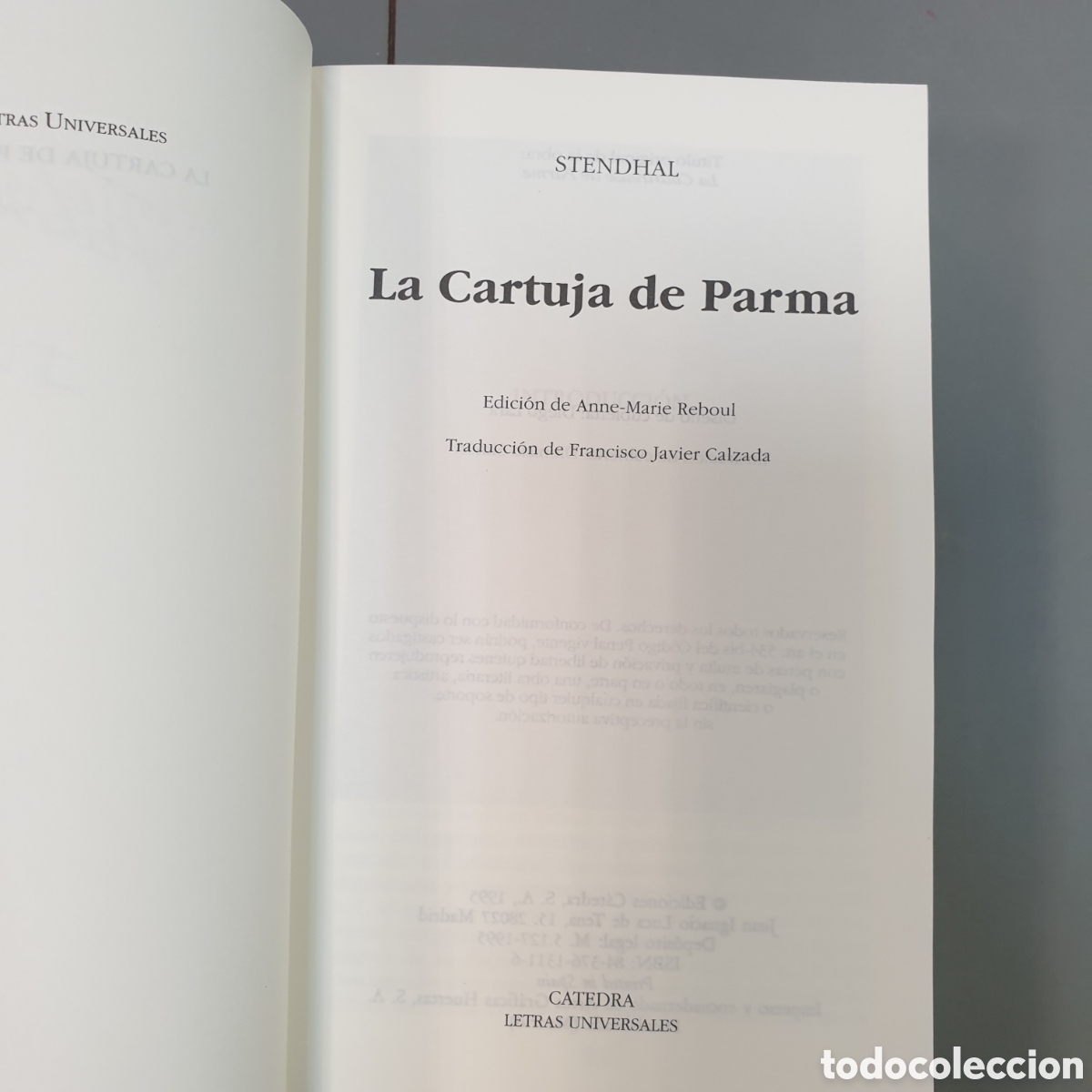 Libros: LA CARTUJA DE PARMA STENDHAL - Foto 2