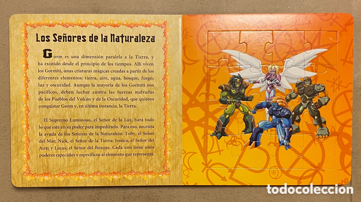 Libros: GORMITI &ldquo;EL PODER DE LA LUZ&rdquo;: LIBRO PUZZLE. EDITORIAL EVEREST 2010. - Foto 2