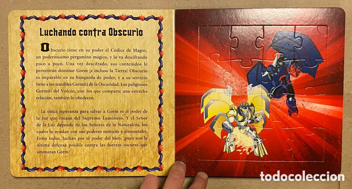 Libros: GORMITI &ldquo;EL PODER DE LA LUZ&rdquo;: LIBRO PUZZLE. EDITORIAL EVEREST 2010. - Foto 4