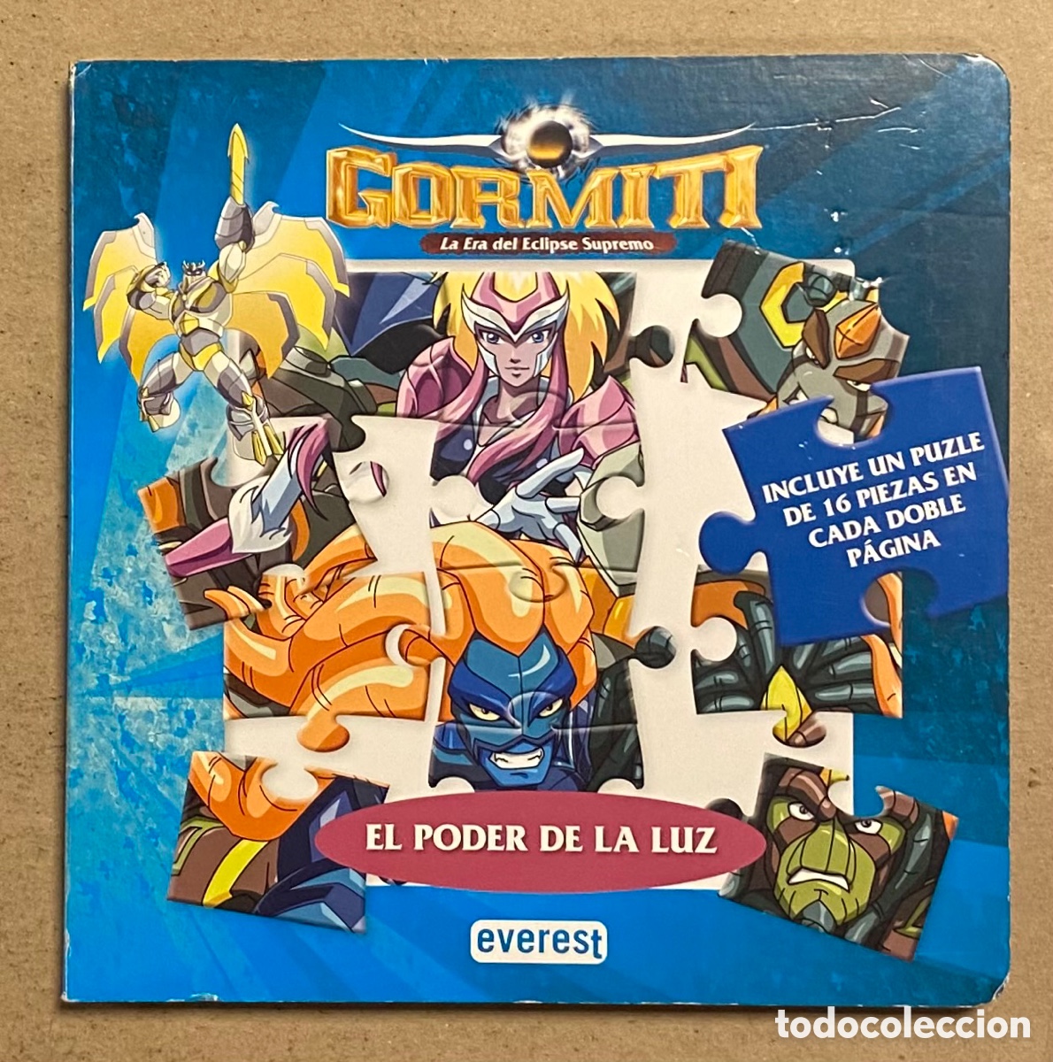 Libros: GORMITI &ldquo;EL PODER DE LA LUZ&rdquo;: LIBRO PUZZLE. EDITORIAL EVEREST 2010. - Foto 1