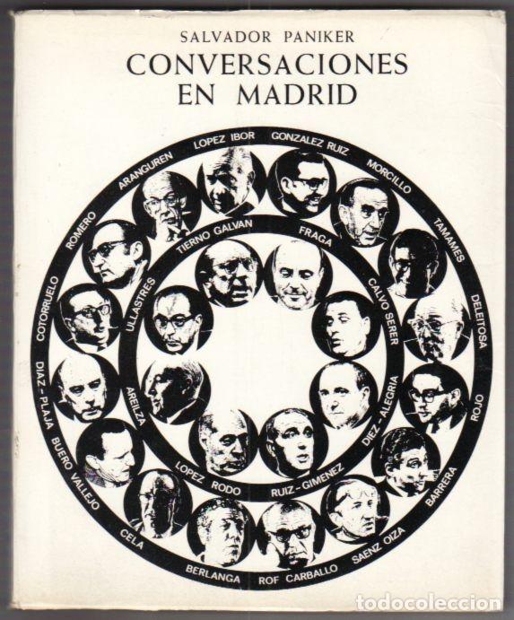 Libros: CONVERSACIONES EN MADRID - PANIKER, SALVADOR - Foto 1