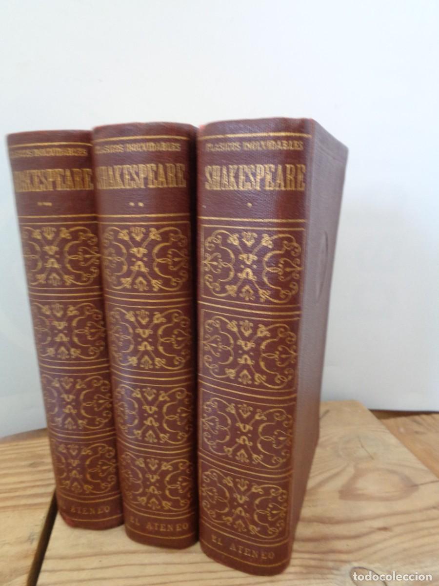 Libros: &iexcl;&iexcl; WILLIAM SHAKESPEARE. 3 TOMOS. Prologo de = VICTOR HUGO=. 1958. !! C-8. - Foto 4