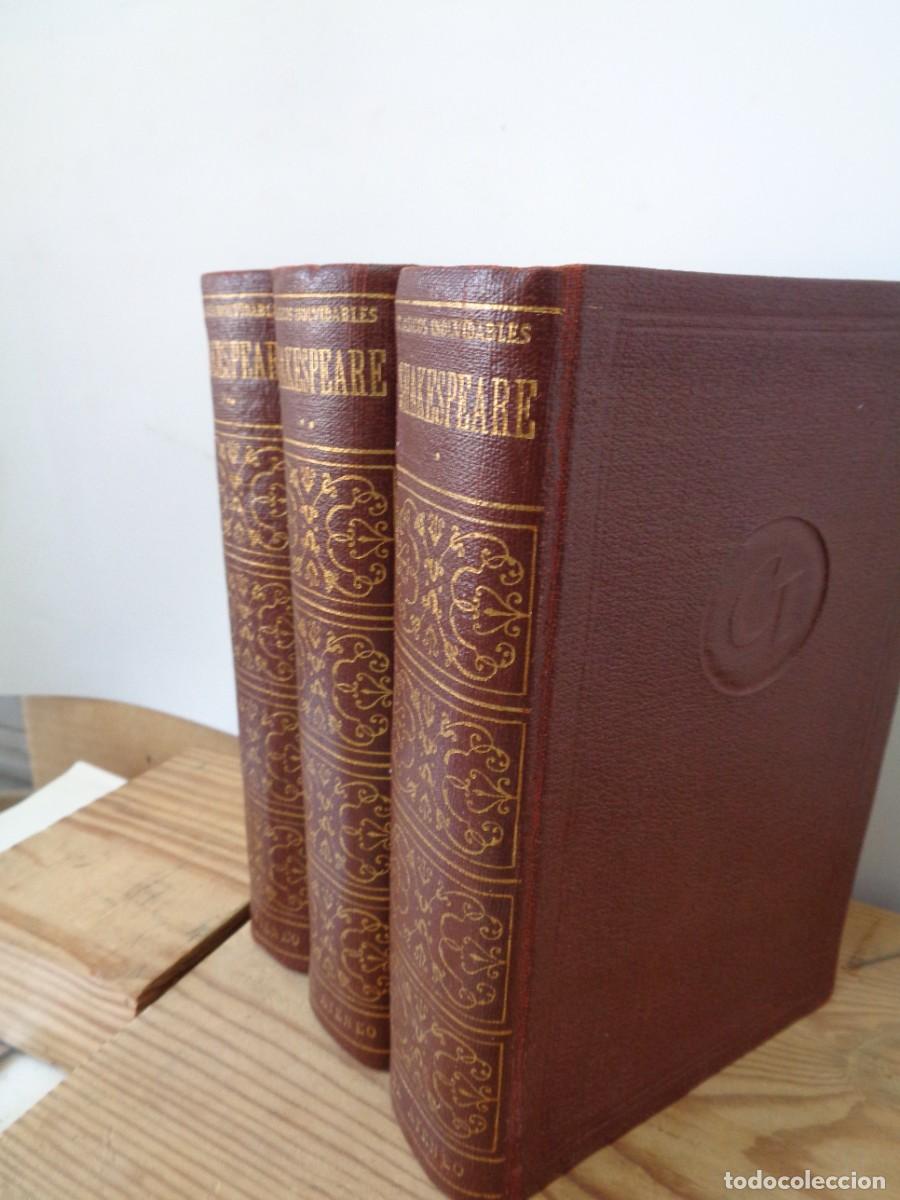 Libros: &iexcl;&iexcl; WILLIAM SHAKESPEARE. 3 TOMOS. Prologo de = VICTOR HUGO=. 1958. !! C-8. - Foto 5