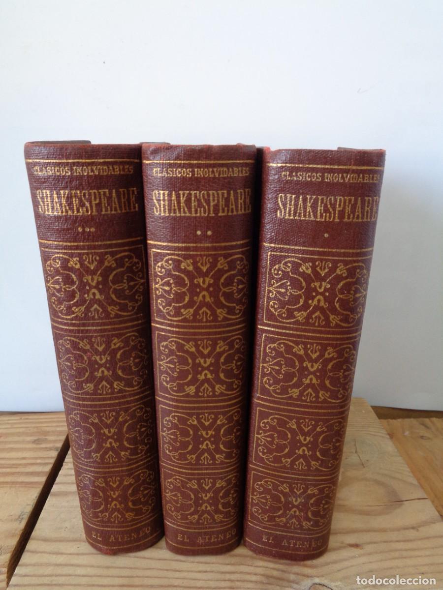 Libros: &iexcl;&iexcl; WILLIAM SHAKESPEARE. 3 TOMOS. Prologo de = VICTOR HUGO=. 1958. !! C-8. - Foto 6