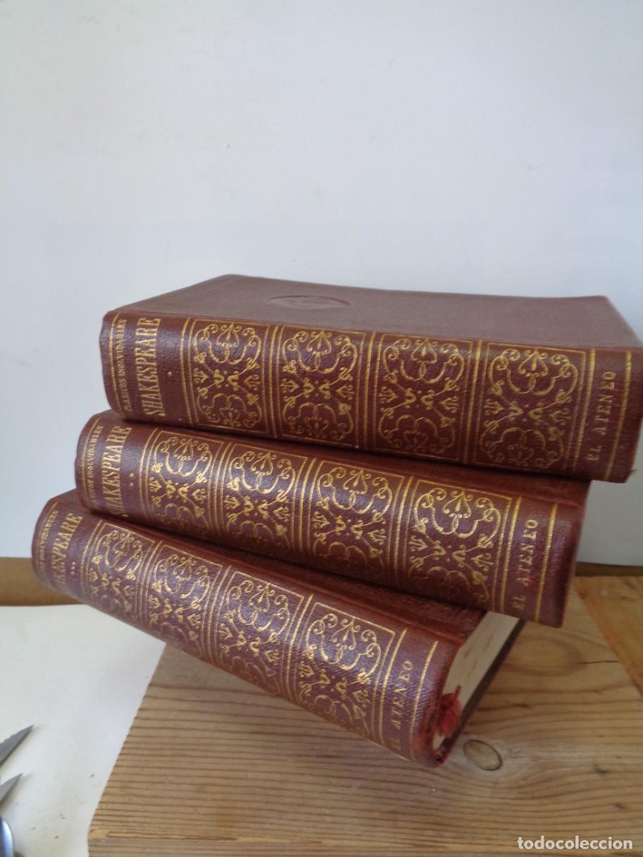 Libros: &iexcl;&iexcl; WILLIAM SHAKESPEARE. 3 TOMOS. Prologo de = VICTOR HUGO=. 1958. !! C-8. - Foto 7