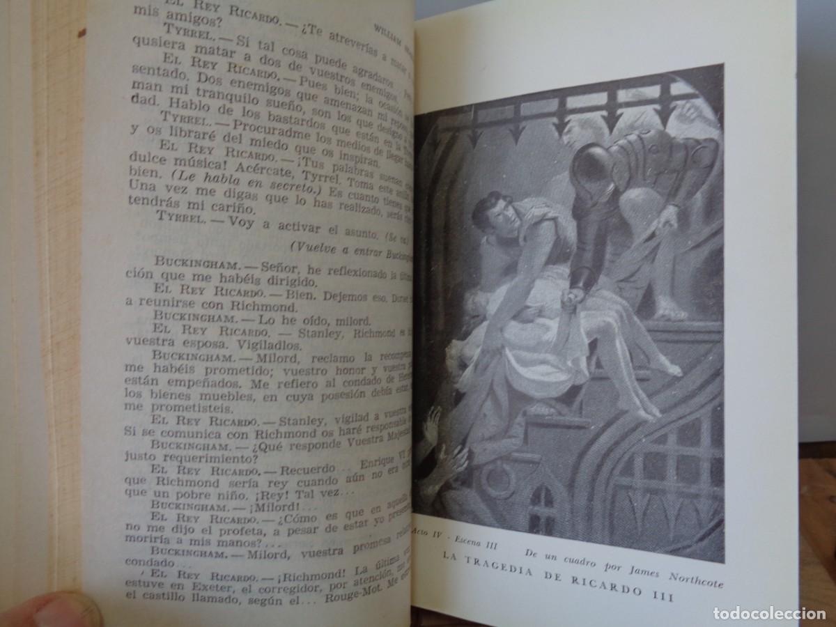 Libros: &iexcl;&iexcl; WILLIAM SHAKESPEARE. 3 TOMOS. Prologo de = VICTOR HUGO=. 1958. !! C-8. - Foto 18