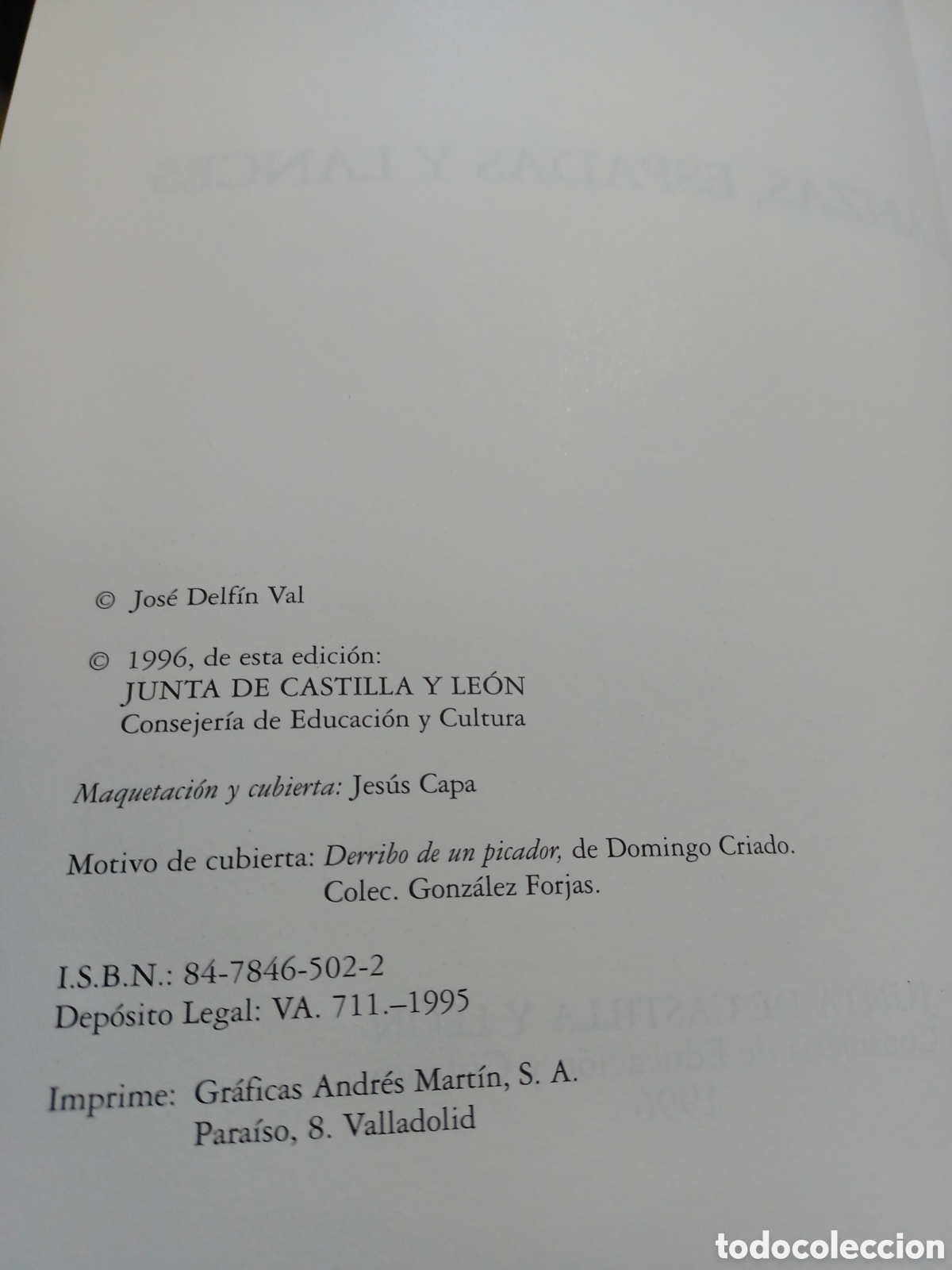 Libros: Barybook 199. Lanzas espadas y lances Jos&eacute; delf&iacute;n Val - Foto 3