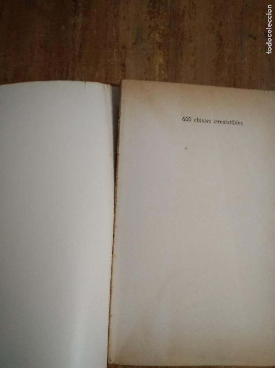 Libros: LIBRO 600 CHISTES IRRESISTIBLES JOSE RIERA - Foto 2