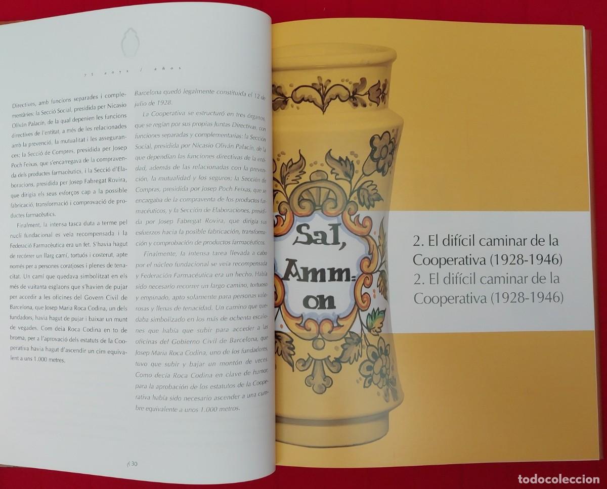 Libros: 75 ANYS DE LA FEDERACI&Oacute; FARMAC&Egrave;UTICA - Foto 5