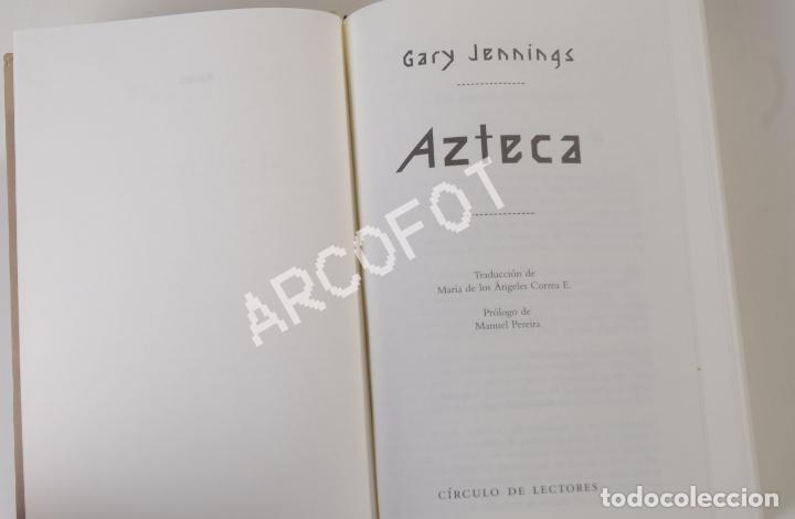 Libros: AZTECA - GARY JENNINGS - 2000 - Foto 3