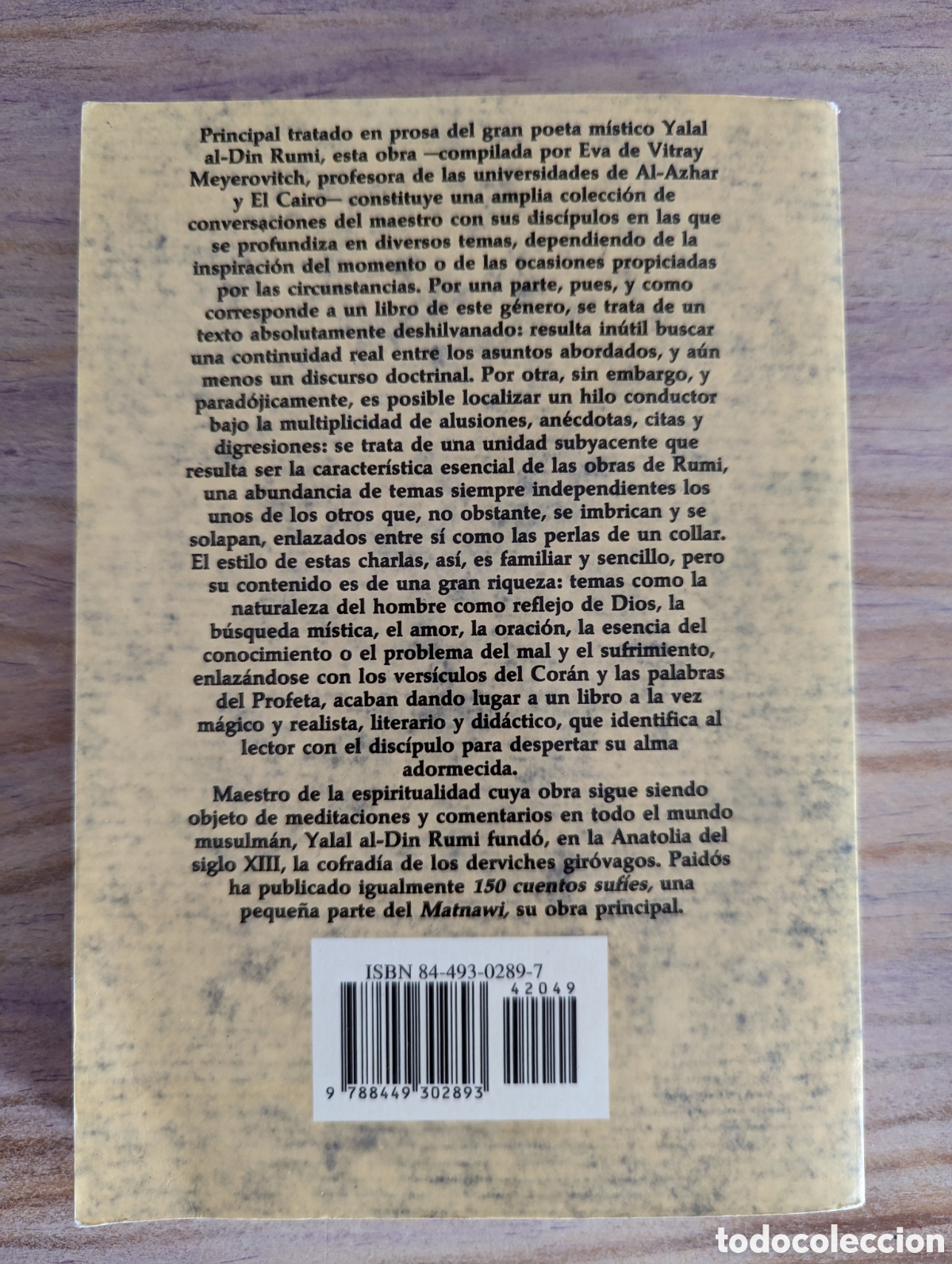 Libros: El libro interior. Rumi. Paidos Orientalia - Foto 4
