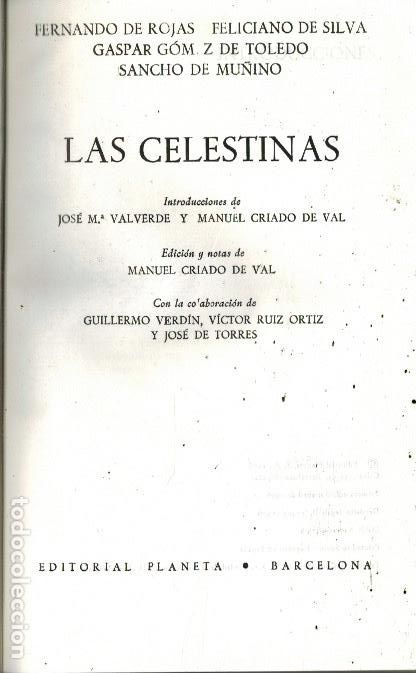 Libros: LAS CELESTINAS - Foto 1