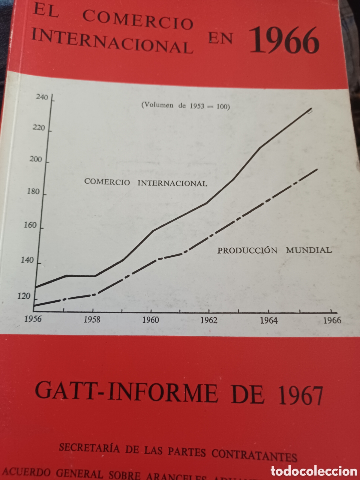 Libros: Barybook 166 El comercio internacional en 1966 Gatt-informe de 1967 - Foto 1