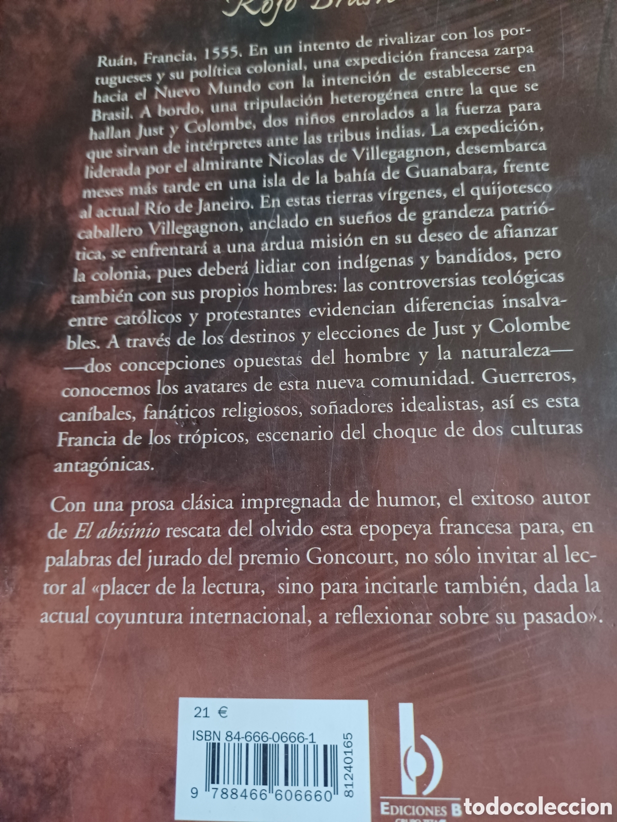 Libros: Barybook 166 Rojo Brasil Jean- Christopher Rufin - Foto 2