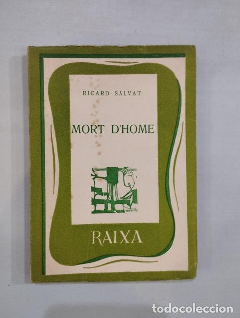 Libros: Ricard Salvat - Mort dhome - Foto 1