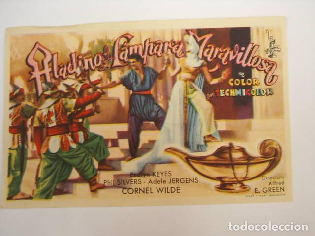 Libros: ALADINO Y LA LAMPARA MARAVILLOSA. Programa de cine Green,Alfred E.- EDITORIAL: Technicolor - Green,A - Foto 1