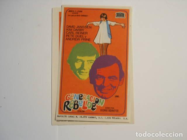 Libros: GENERACION REBELDE. Programa de cine,actores: David Schaefer,George EDITORIAL: Mercurio Films - Foto 1
