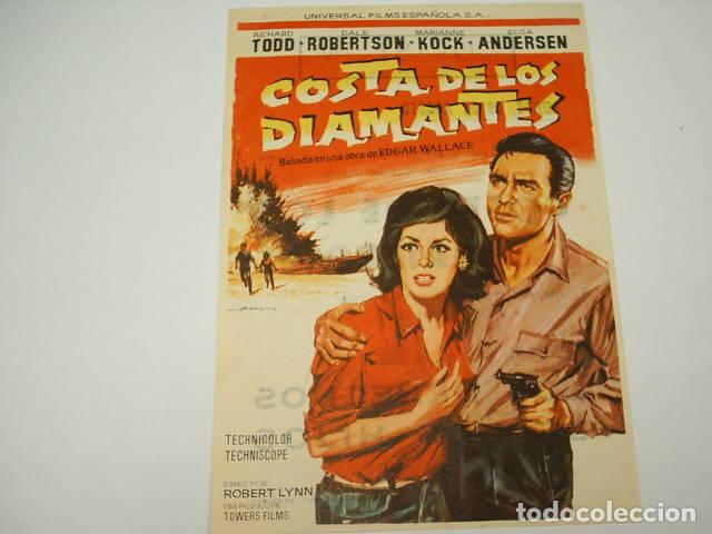 Libros: COSTA DE LOS DIAMANTES. Programa de cine, actores: Lynn,Robert (Director)- EDITORIAL: Univers - Foto 1