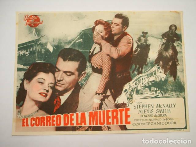 Libros: EL CORREO DE LA MUERTE. Programa de cine,actores: Le Borg,Reginald EDITORIAL: Universal Inter - Foto 1