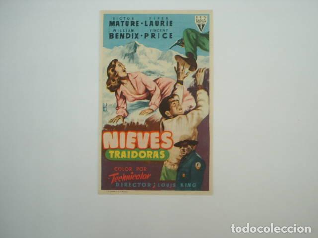 Libros: NIEVES TRAIDORAS. Programa de cine,con los actores King,Louis (Director)- EDITORIAL: Technico - Foto 1