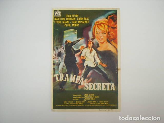 Libros: TRAMPA SECRETA. Programa de cine,actores: Sean Versini,Andre (Director)- EDITORIAL: Dipenfa - Foto 1