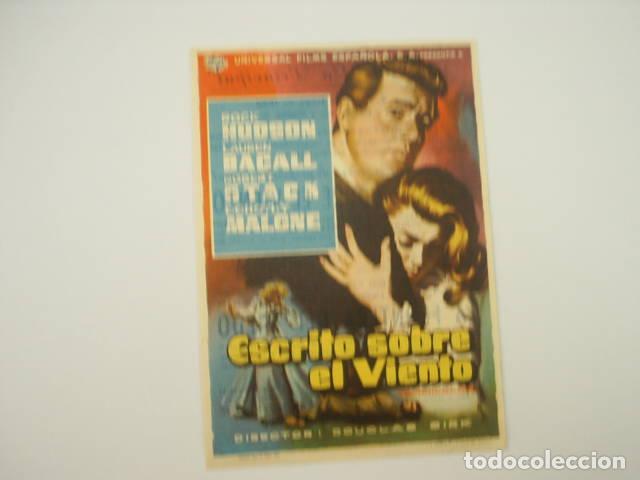 Libros: ESCRITO SOBRE EL VIENTO.Programa de cine,actores: Sirk,Douglas (Director)- EDITORIAL: Univers - Foto 1