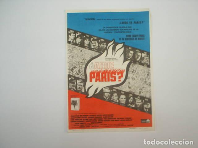 Libros: &iquest;ARDE PARIS?.Programa de cine,actores: Jean-Paul Clement,Rene (Director)- EDITORIAL: Paramoun - Foto 1