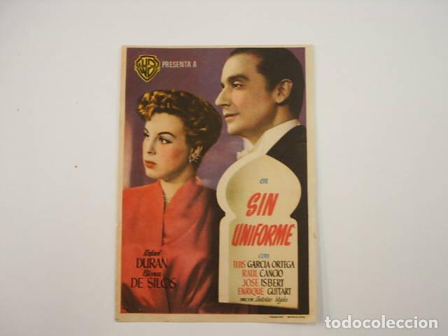 Libros: SIN UNIFORME. Programa de cine,actores: Rafael Vajda,Ladislao(Director)- EDITORIAL: Warner Bros - V - Foto 1