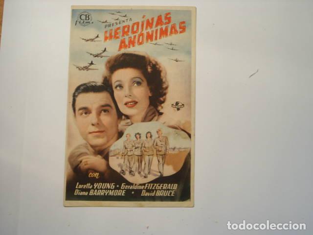 Libros: HEROINAS ANONIMAS. Programa de cine, actores: EDITORIAL: CB Films - - Foto 1