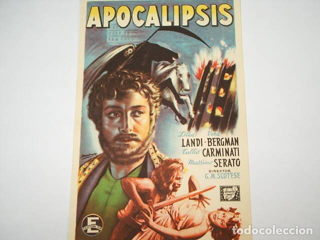 Libri di seconda mano: APOCALIPSIS. Programa de cine, actores: Lilia Scotese,G.M. (Director)- EDITORIAL: Hispartis