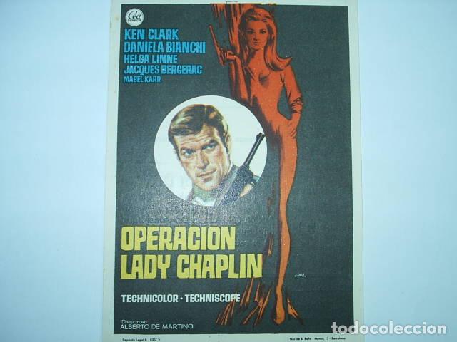 Libros: OPERACION LADY CHAPLIN. Programa de cine,actores: Martino,Alberto de EDITORIAL: Cea Distribucion - M