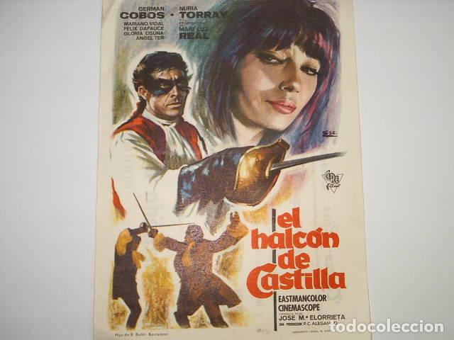 Libros: EL HALCON DE CASTILLA. Programa de cine, actores: Elorrieta,Jose M&ordf; EDITORIAL: Cire films - E - Foto 1